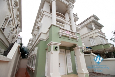 Newly renovated house with back yard and garage for rent in Ciputra Ha Noi